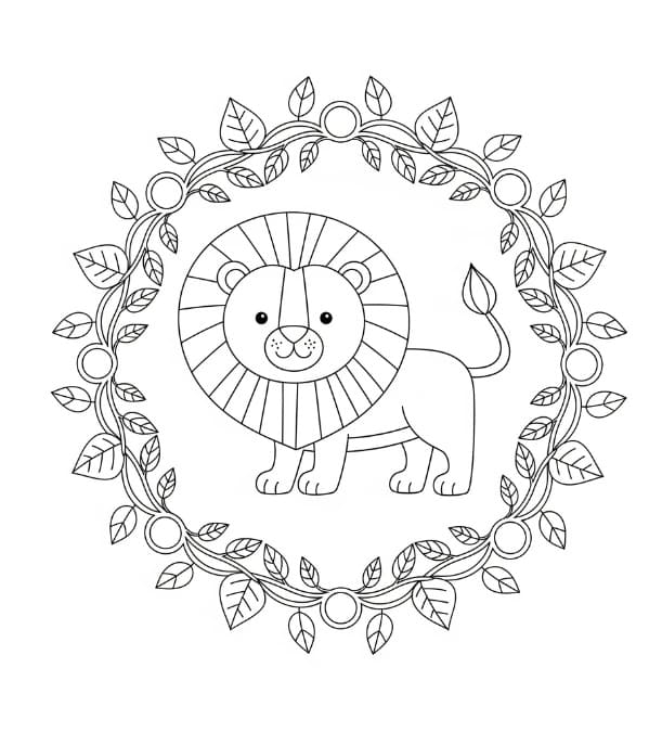 Mandalas Lion 41